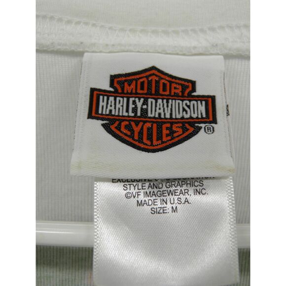 Lot of 2 Harley Davidson Shirts Women's Short Short Sleeve Motorcycle Size L - Picture 6 of 11